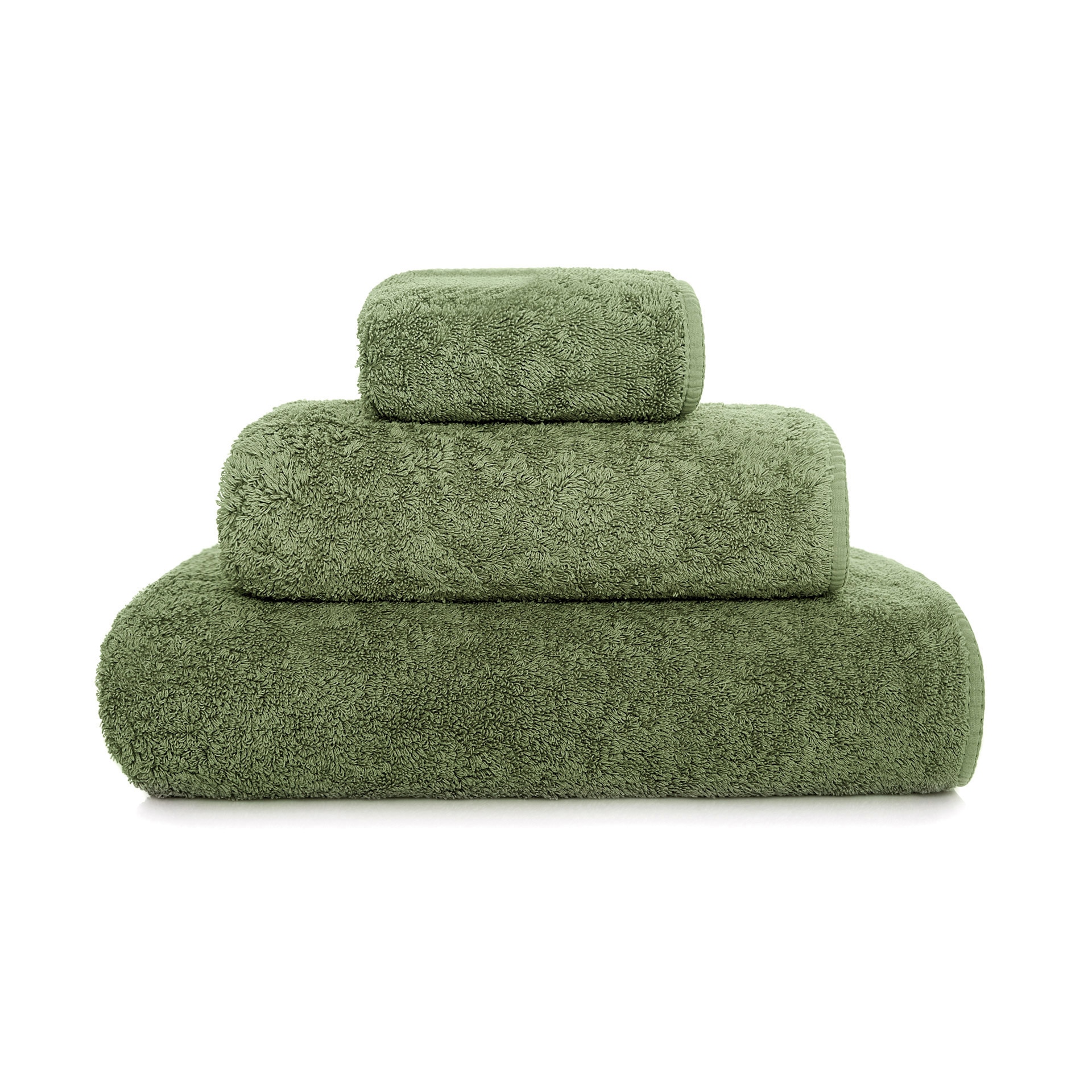 Imagen 1 de Toalla de baño Long Double Loop Graccioza - Verde Lavabo Verde