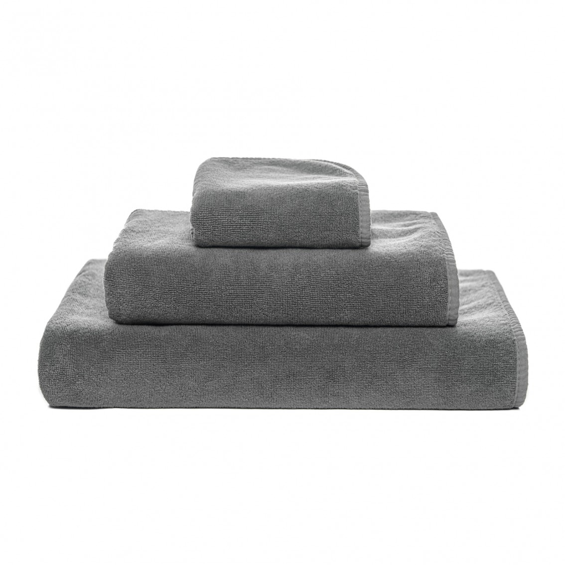 Imagen 1 de Toalla de baño algodón Cool Graccioza - Gris oscuro Lavabo Gris oscuro