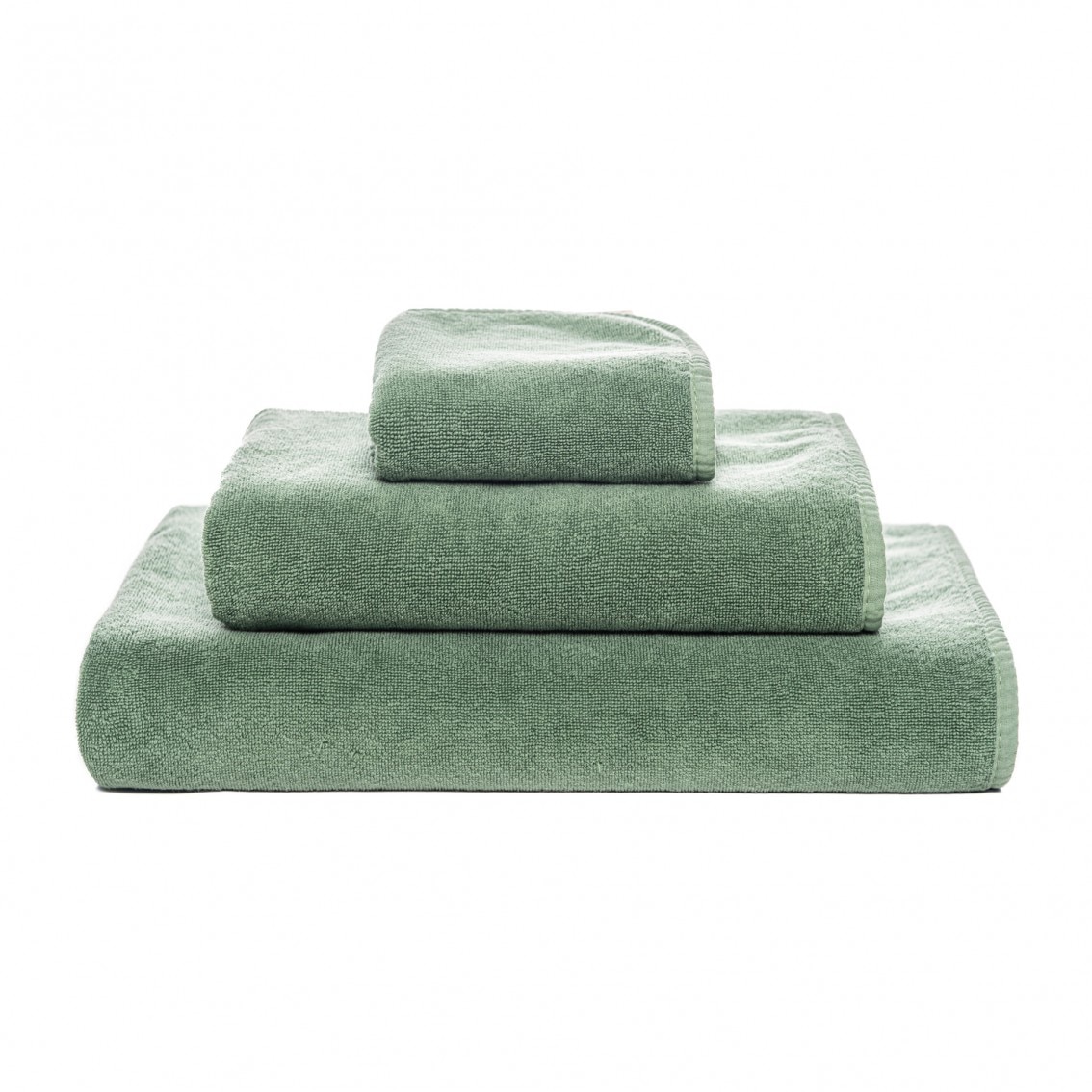 Imagen 1 de Toalla de baño algodón Cool Graccioza - Verde oscuro Tocador Verde oscuro