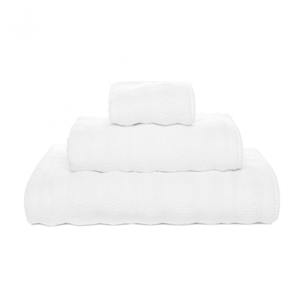 Imagen 1 de Toalla de baño algodón Alentejo Graccioza - Blanco Lavabo Blanco
