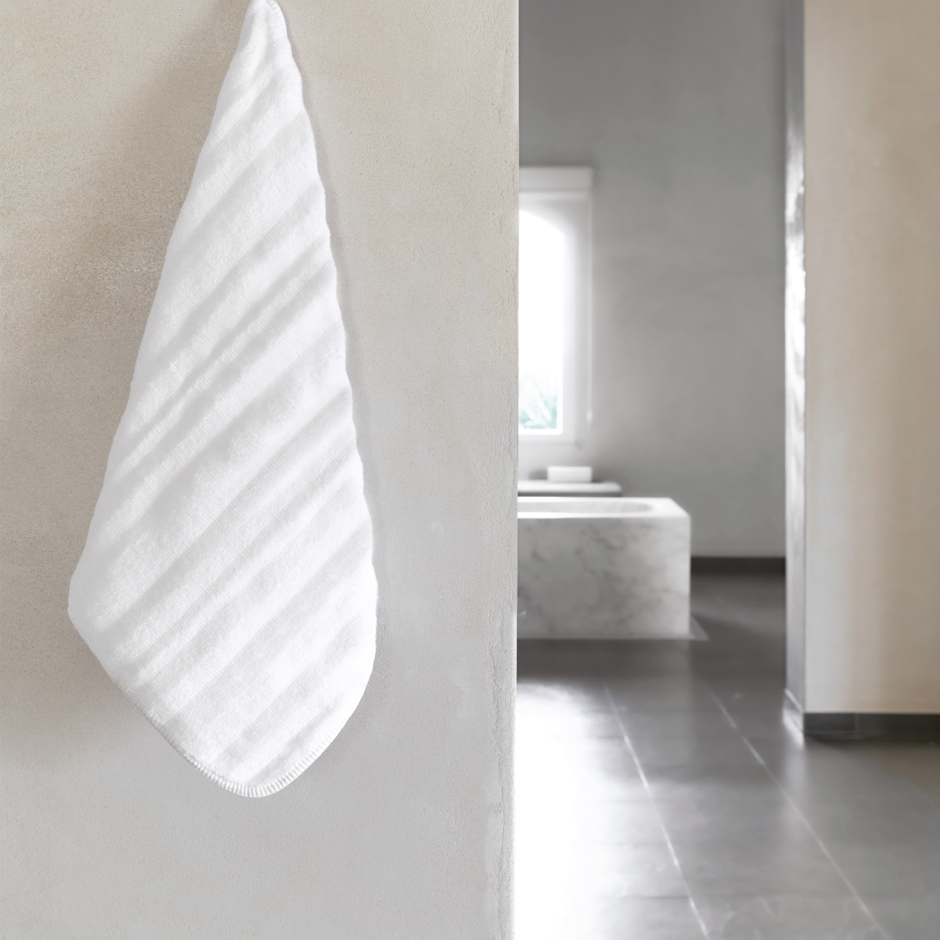 Imagen 2 de Toalla de baño algodón Alentejo Graccioza - Beige Tocador Beige