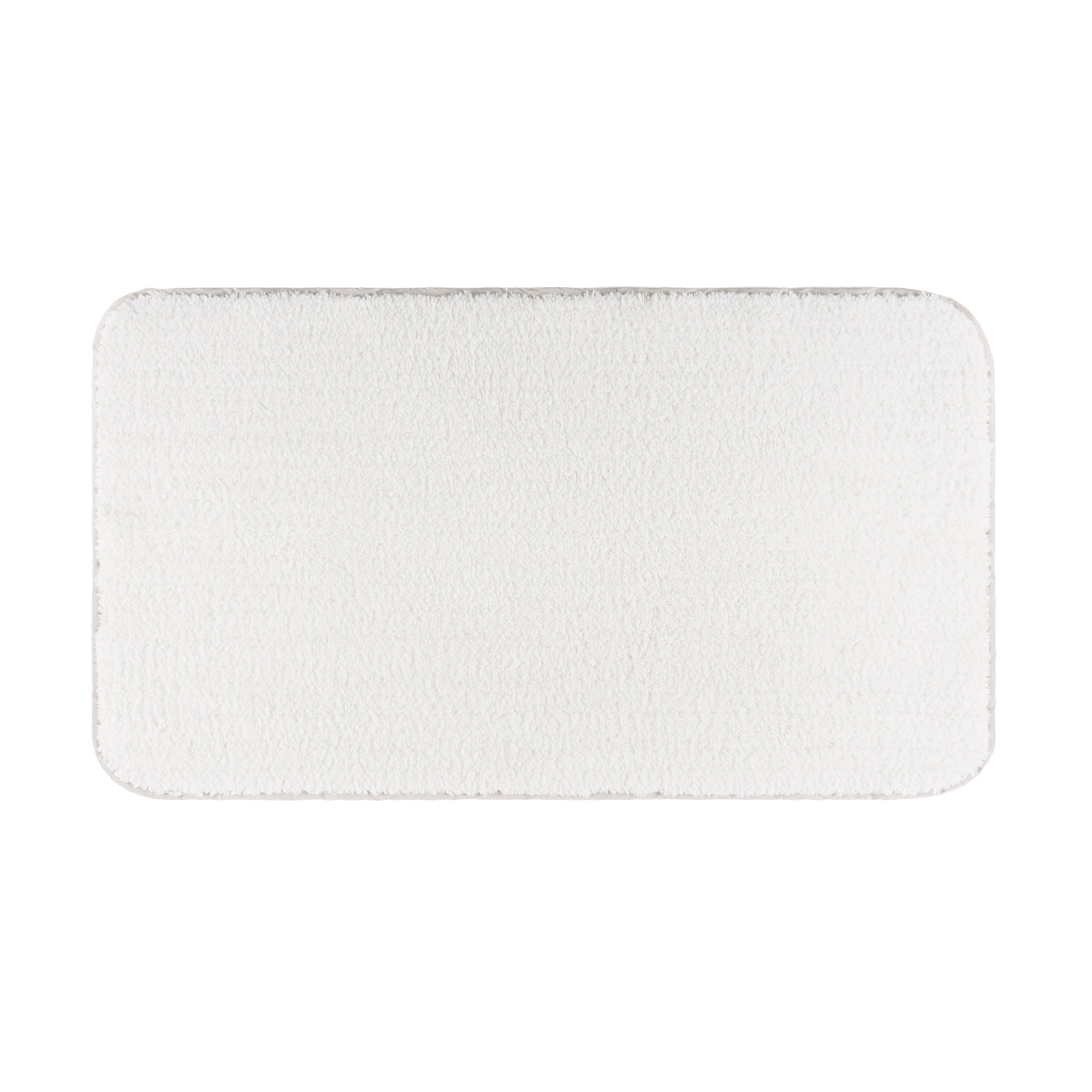 Imagen 1 de Alfombra de baño algodón Linen Snow Graccioza - Blanco 60 x 100 cm Blanco