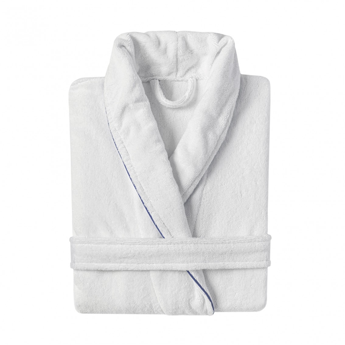Imagen 1 de Albornoz algodón Continental Graccioza - Blanco / Azul XL Blanco / Azul