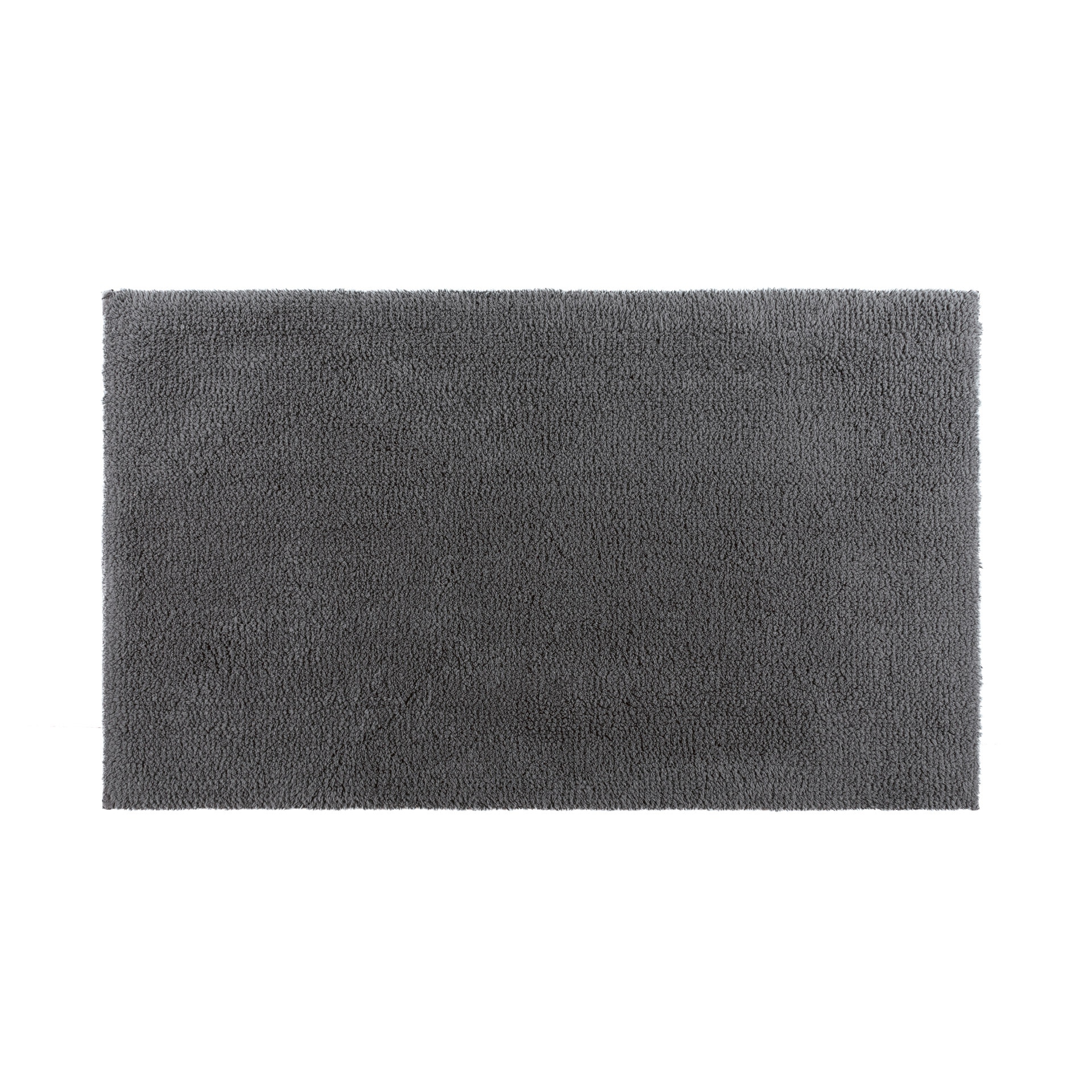 Imagen 1 de Alfombra de baño algodón Cool Graccioza - Gris oscuro 60 x 100 cm Gris oscuro