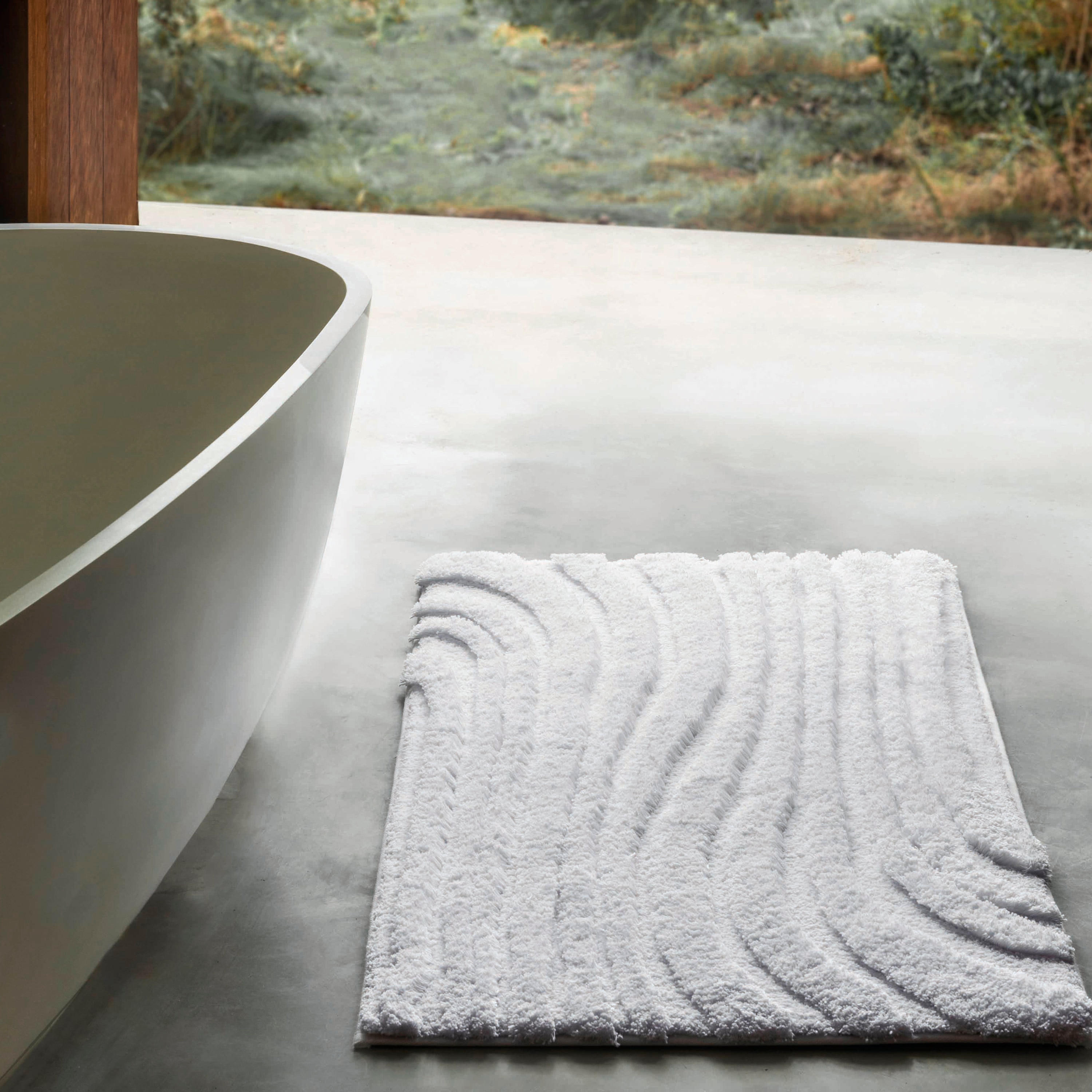 Imagen 2 de Alfombra de baño Linea Graccioza - Blanco 60 x 100 cm Blanco