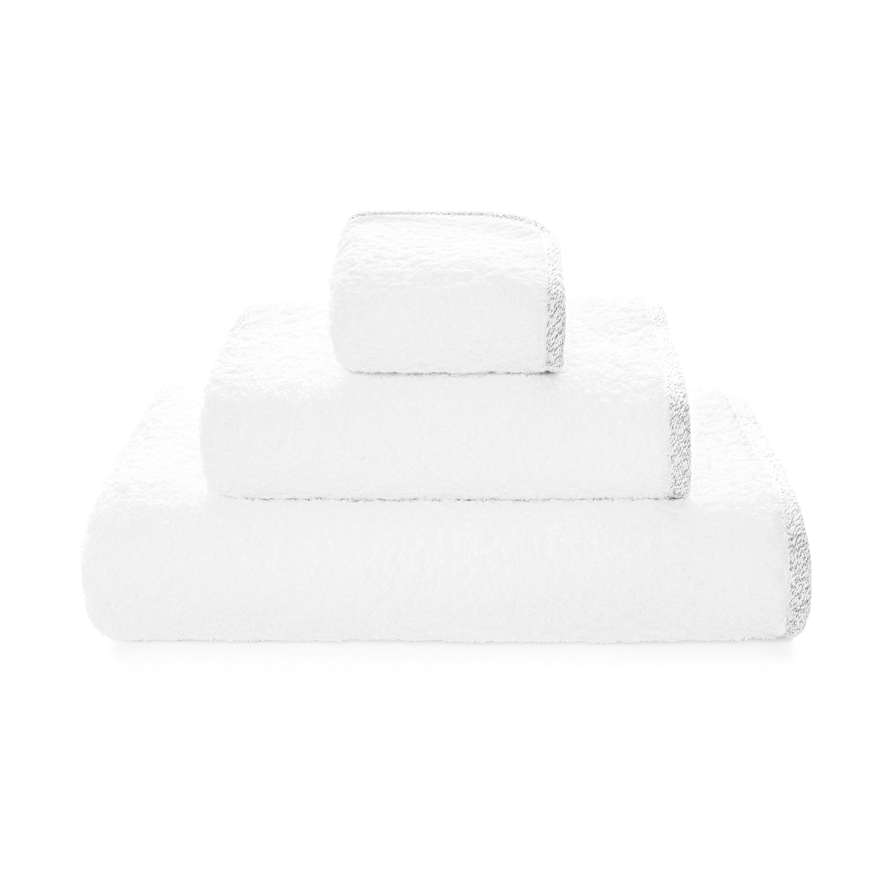 Imagen 1 de Toalla de baño Parson Graccioza - Blanco / Gris claro Tocador Blanco / Gris claro