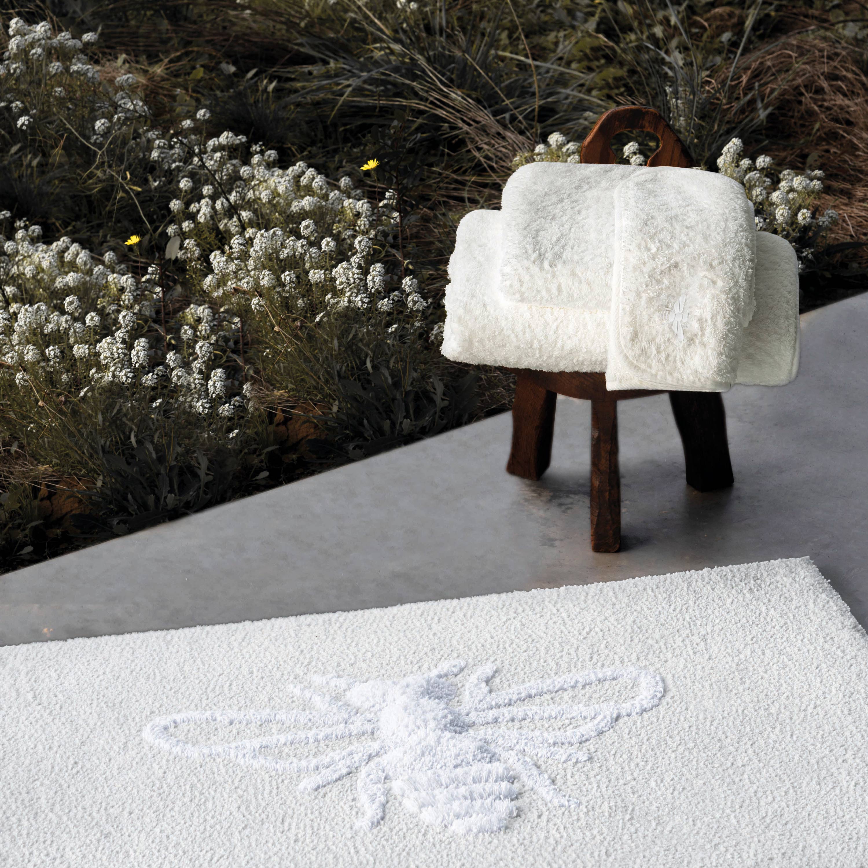 Imagen 2 de Alfombra de baño Apiary Graccioza - Blanco 60 x 100 cm Blanco