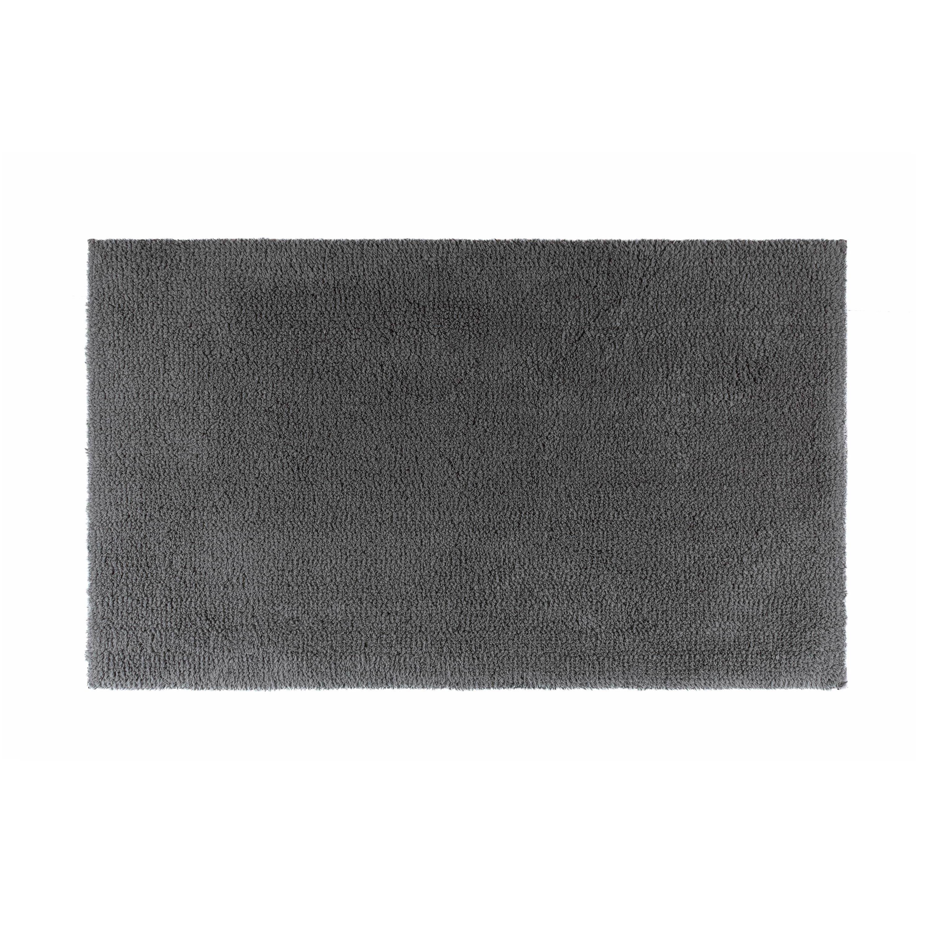 Imagen 1 de Alfombra de baño Egoist Velour Graccioza - Gris oscuro 60 x 60 cm Gris oscuro