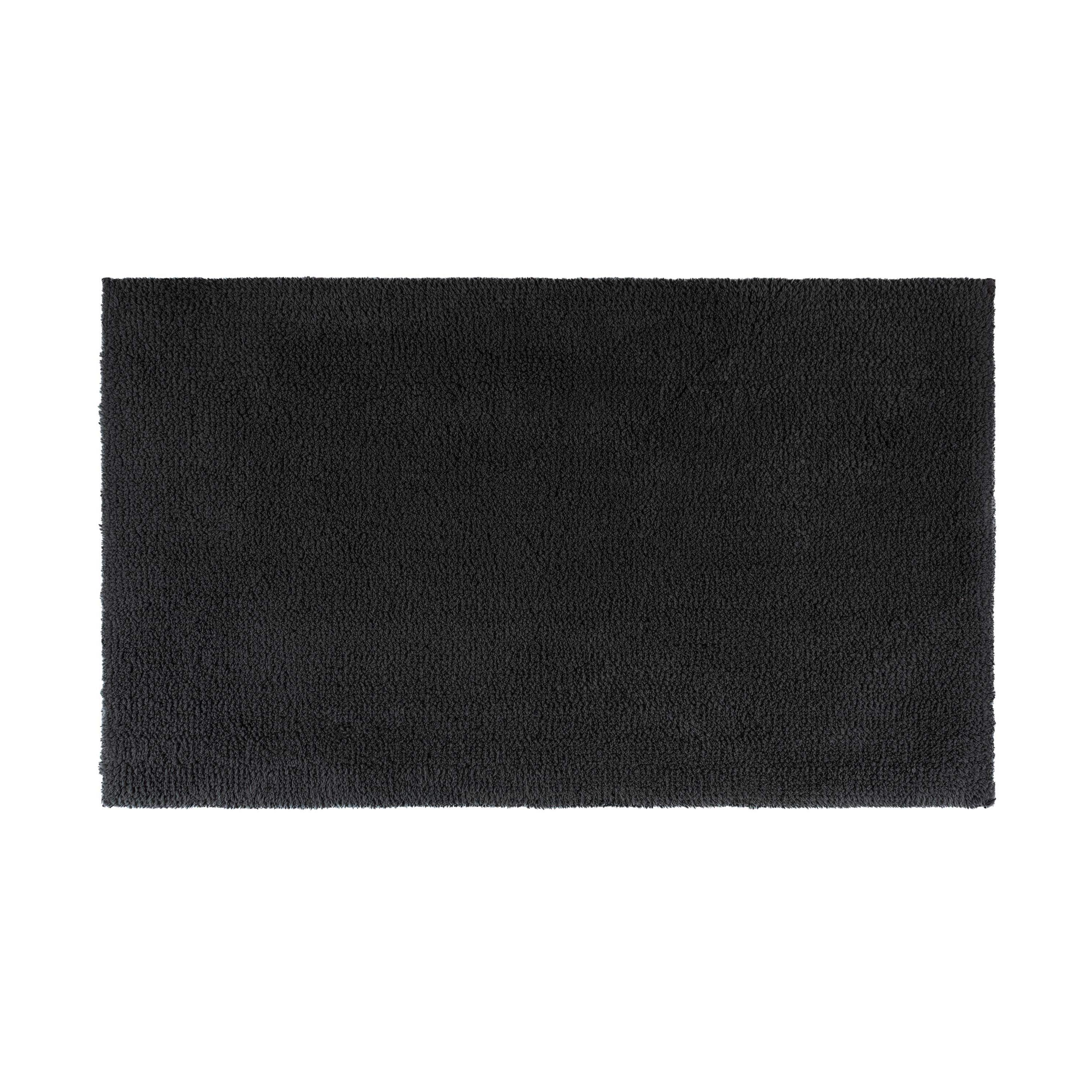 Imagen 1 de Alfombra de baño Egoist Velour Graccioza - Negro 50 x 80 cm Negro