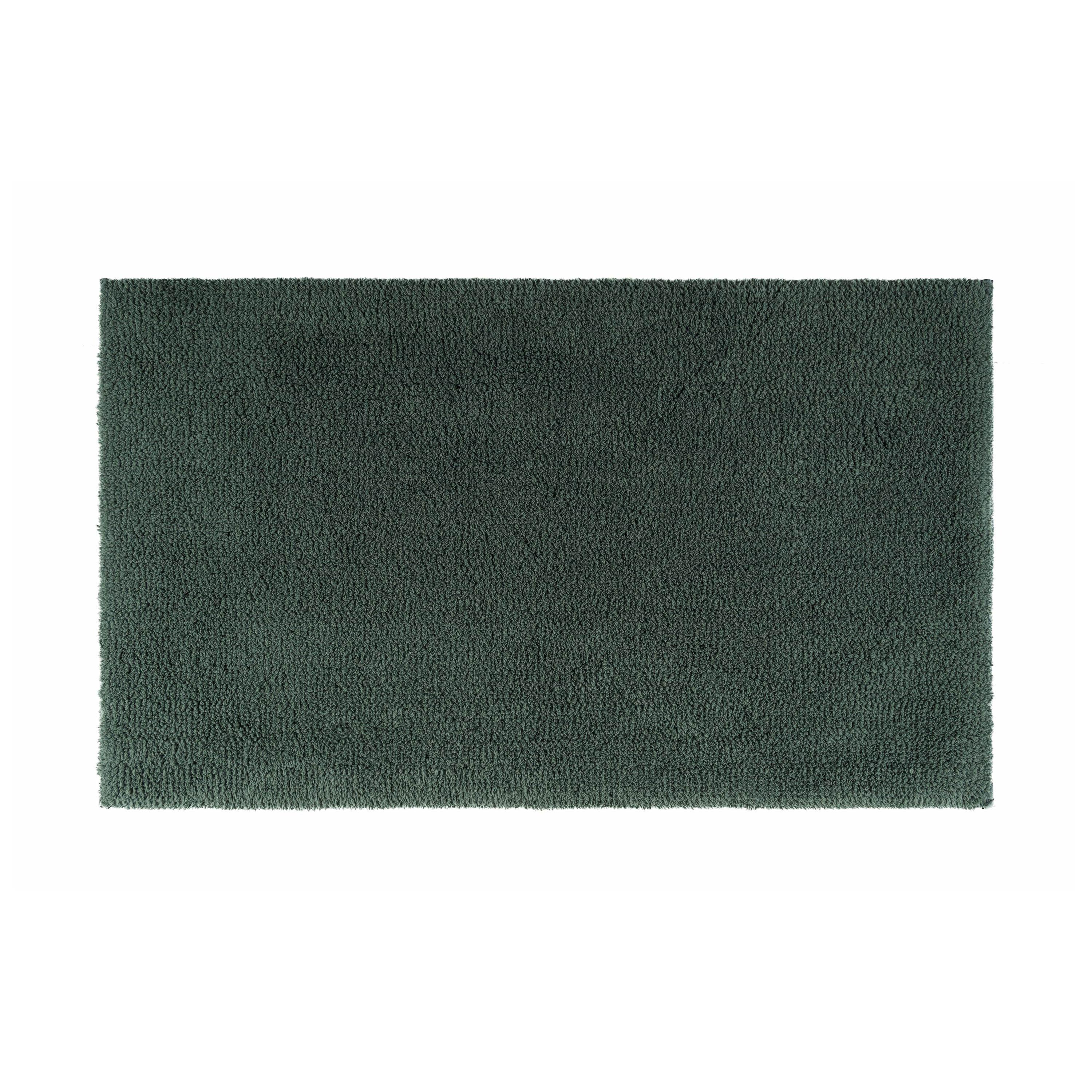 Imagen 1 de Alfombra de baño Egoist Velour Graccioza - Verde oscuro 50 x 80 cm Verde oscuro