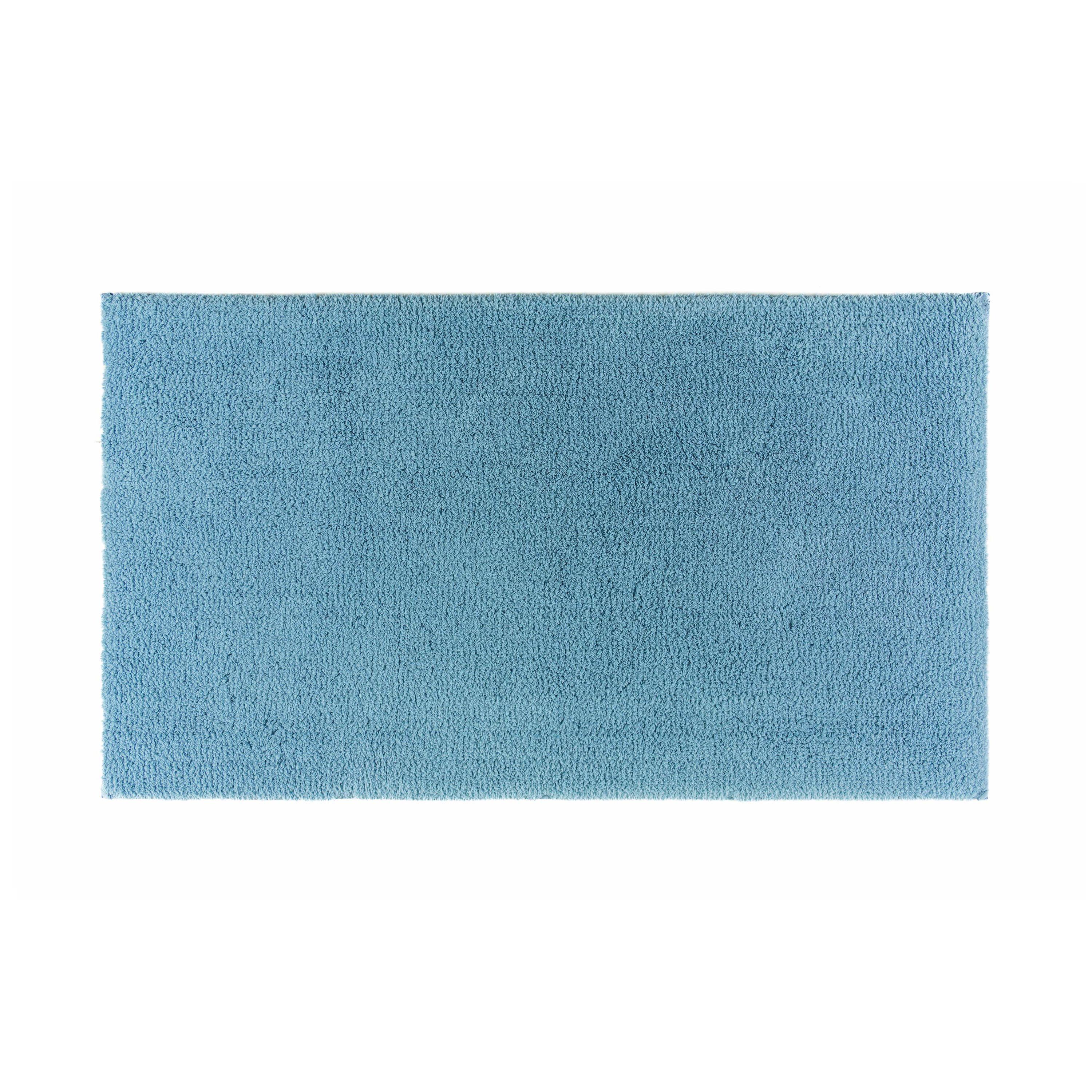Imagen 1 de Alfombra de baño Egoist Velour Graccioza - Azul celeste 50 x 80 cm Azul celeste