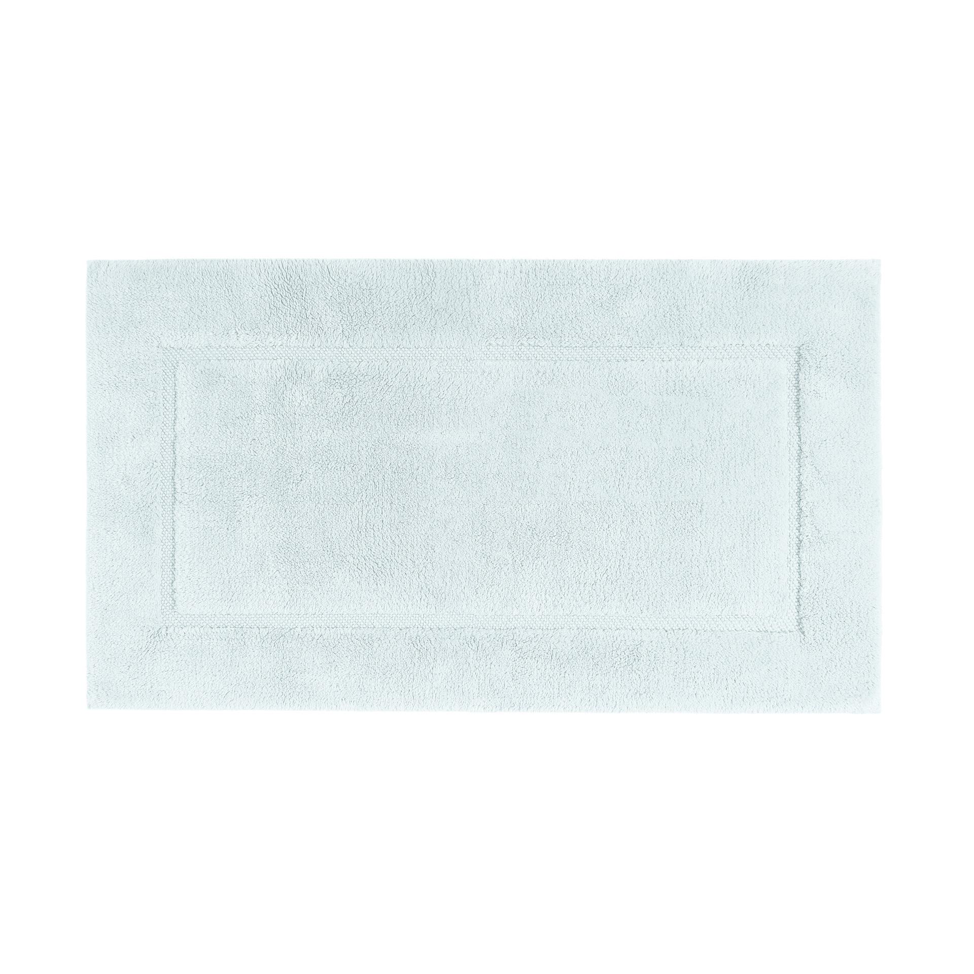 Imagen 1 de Alfombra de baño algodón Egoist Graccioza - Azul hielo 50 x 80 cm Azul hielo