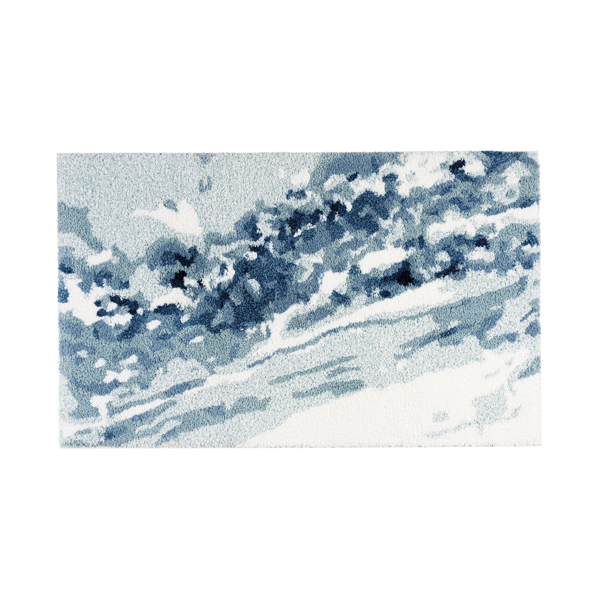 Imagen 1 de Alfombra de baño Nevada Graccioza - Azul 60 x 100 cm Azul
