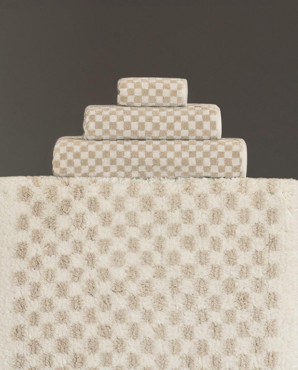 Imagen 2 de Alfombra de baño Estoril Graccioza - Blanco / Beige 50 x 80 cm Blanco / Beige