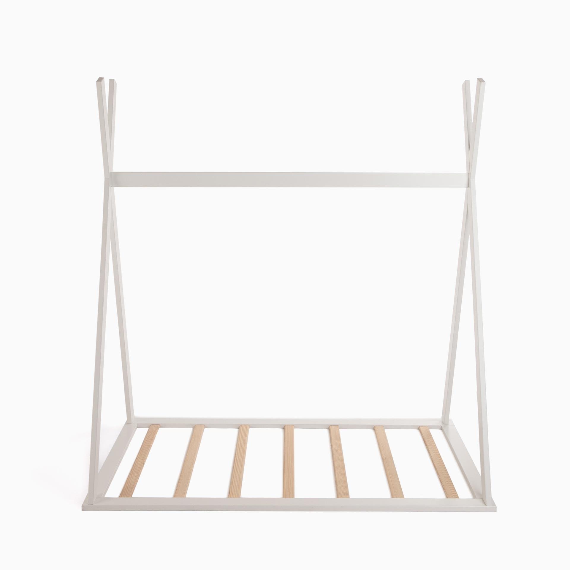 Cuna (70x140cm) Zippy Casita Tipi - Blanco Blanco-2