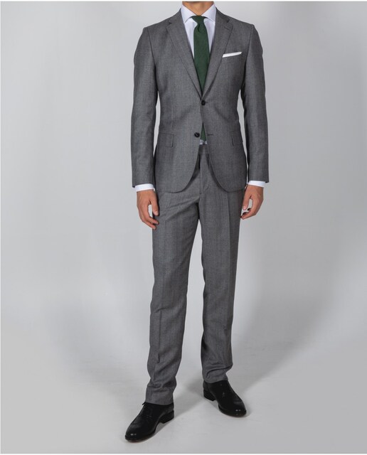 Imagen 0 de Traje de hombre soft slim de lana en gris