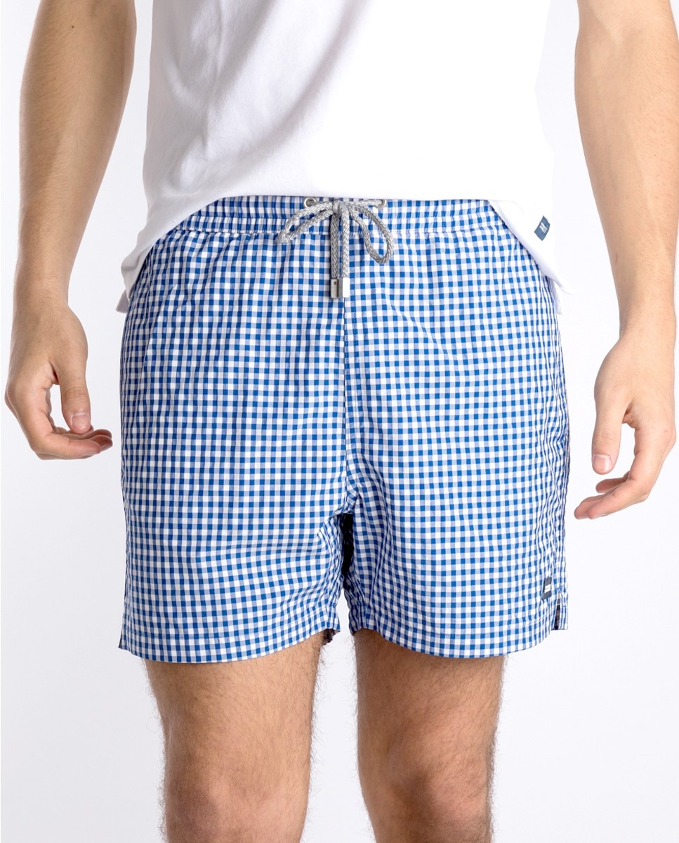Bañador bermuda de hombre en azul oscuro