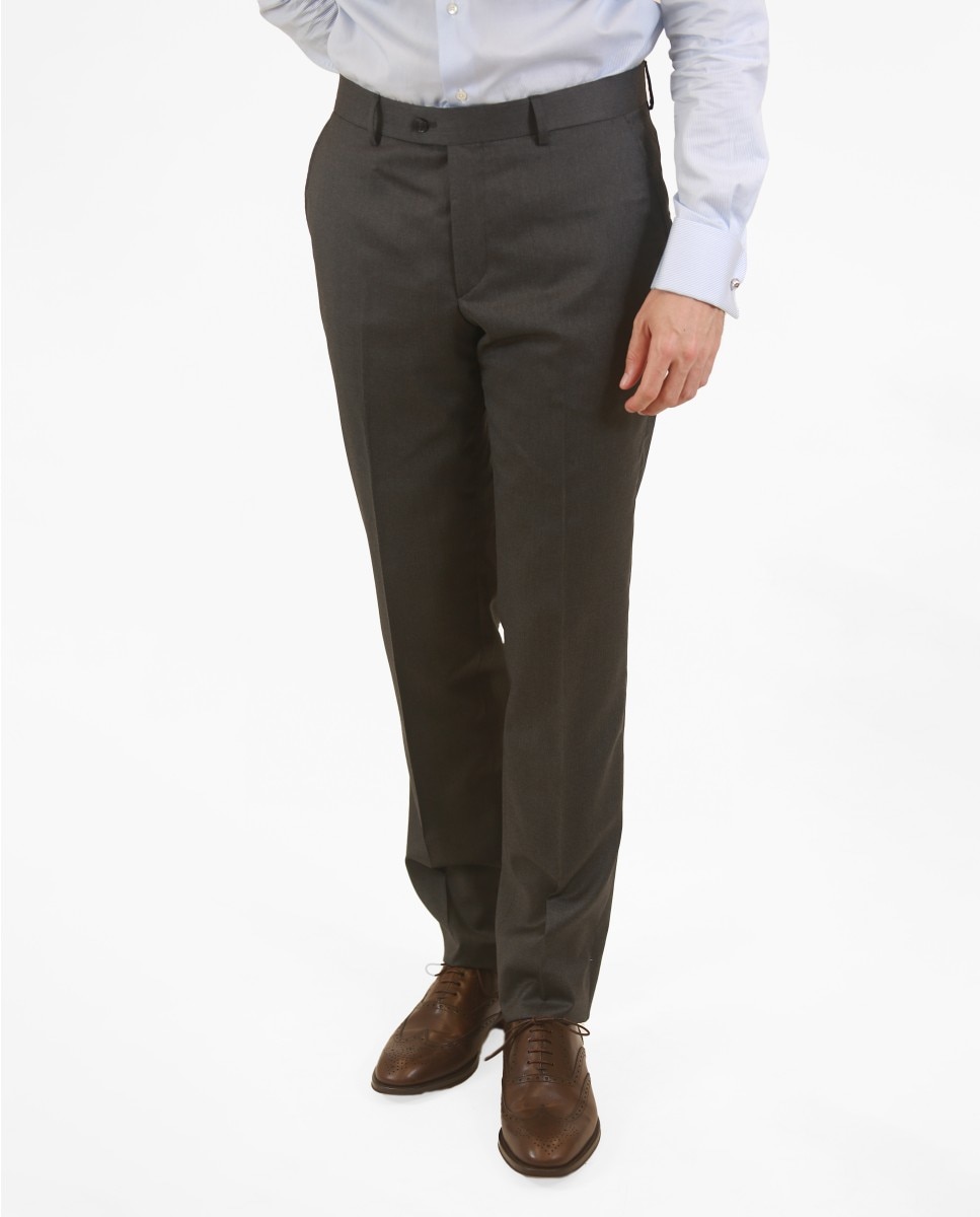 Pantalon Chino Homme Taylor & Wright, Coupe Slim, Gris, Taille 36S - Occasion UK
