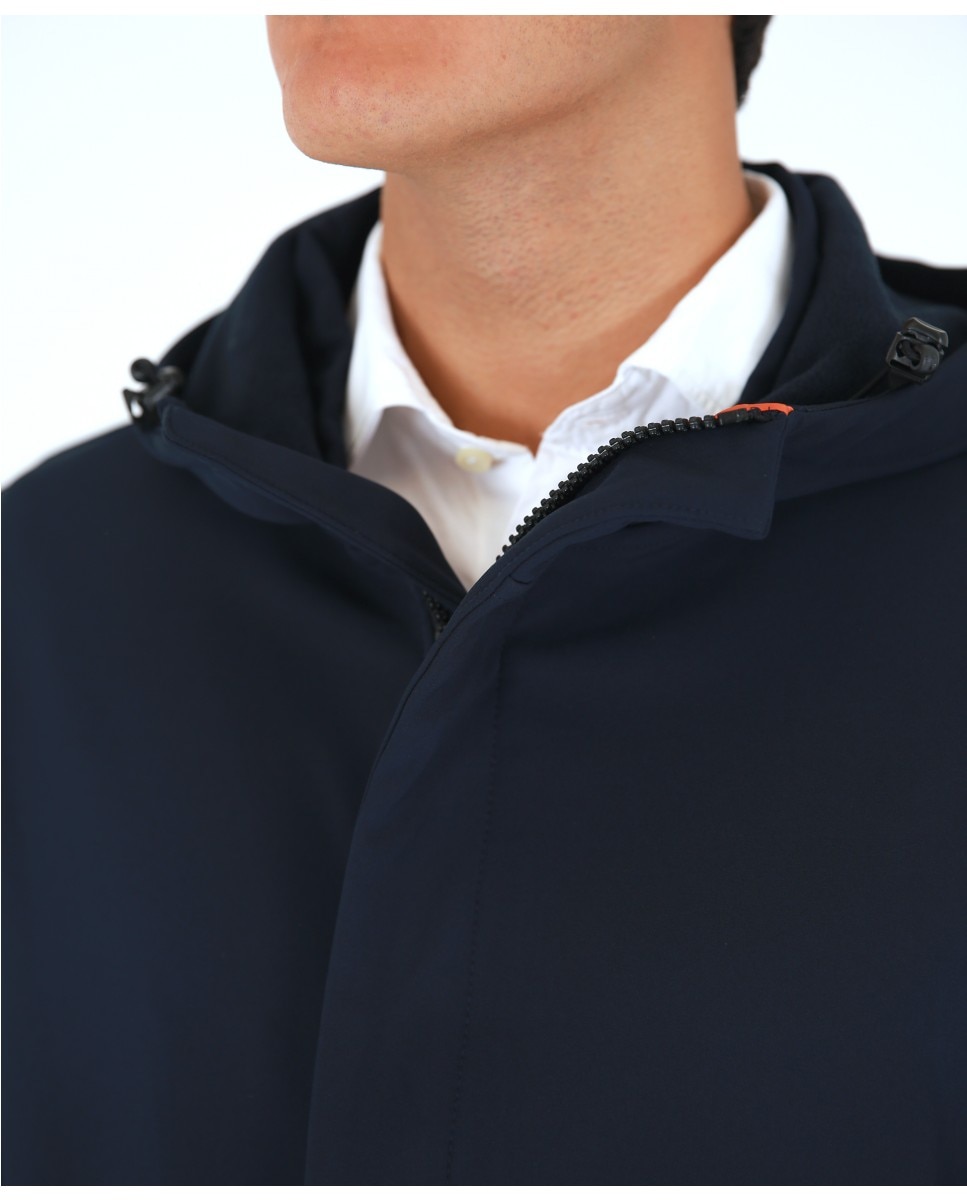 Chaqueta de hombre 100% poliéster en azul oscuro - Wickett Jones - Azul marino Azul marino-3