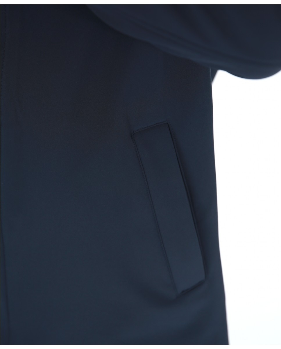 Chaqueta de hombre 100% poliéster en azul oscuro - Wickett Jones - Azul marino Azul marino-5