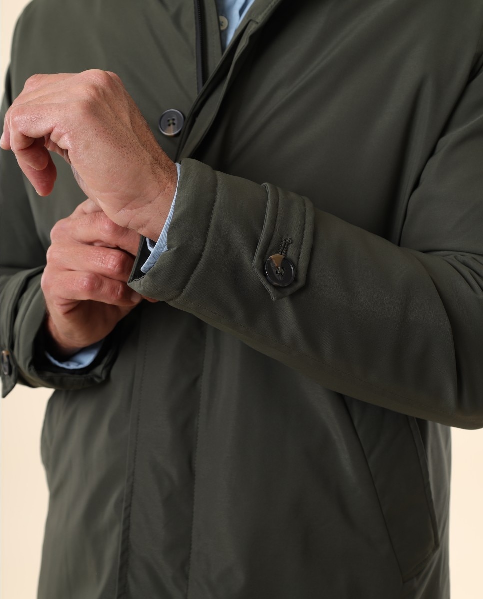 Chaqueta de hombre 100% poliéster en - Wickett Jones - Verde oscuro Verde oscuro-4