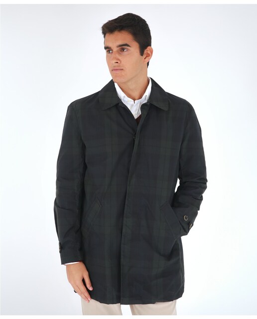 Imagen 0 de Gabardina de hombre 100% algodón en azul oscuro