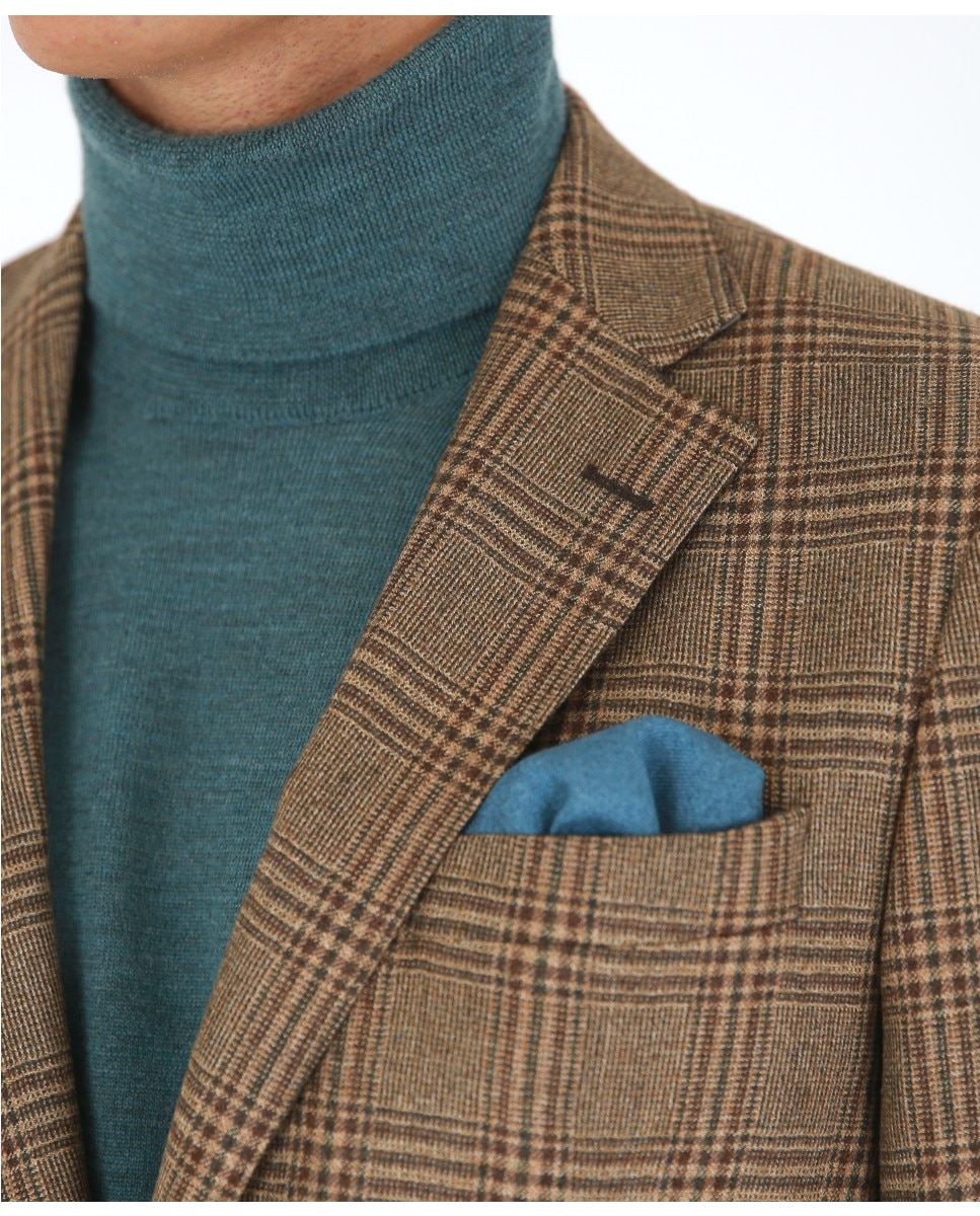 Americana de hombre regular principe de gales en oscuro - Wickett Jones - Beige Beige-4