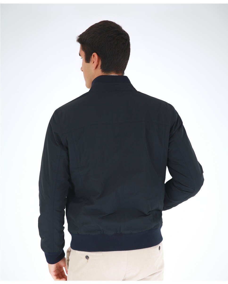 Chaqueta de hombre en azul oscuro - Wickett Jones - Azul marino Azul marino-2