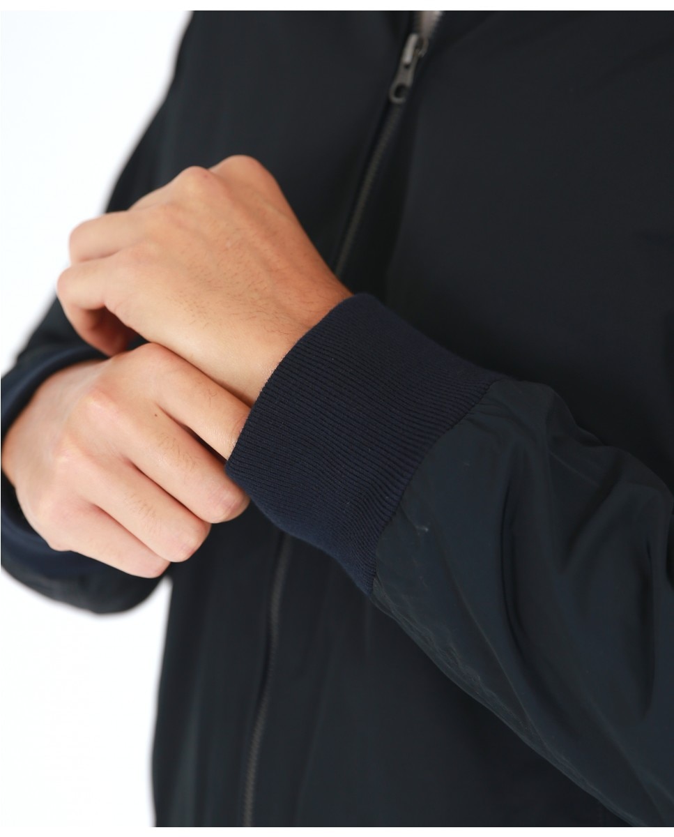 Chaqueta de hombre en azul oscuro - Wickett Jones - Azul marino Azul marino-4