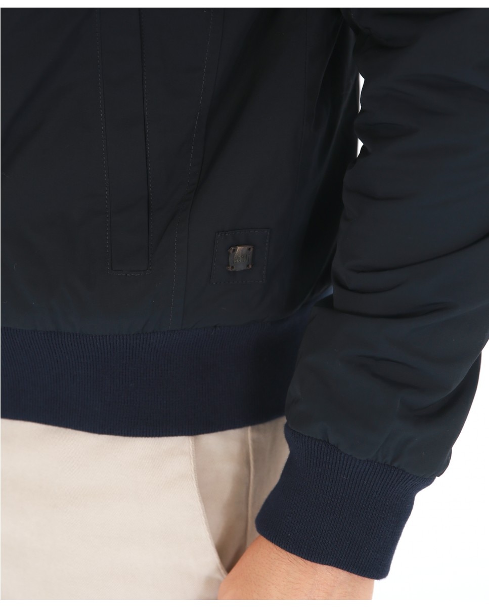 Chaqueta de hombre en azul oscuro - Wickett Jones - Azul marino Azul marino-5