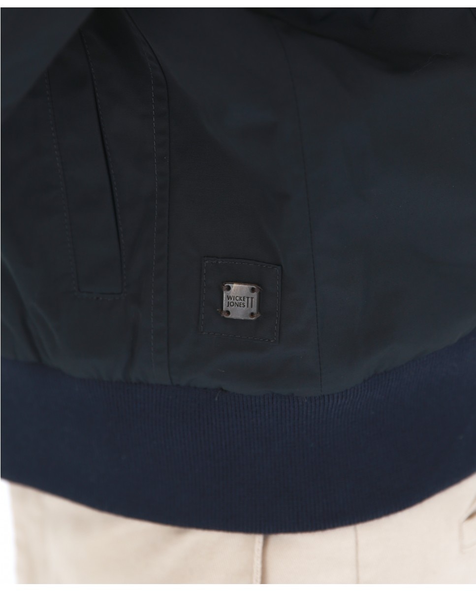 Chaqueta de hombre en azul oscuro - Wickett Jones - Azul marino Azul marino-6