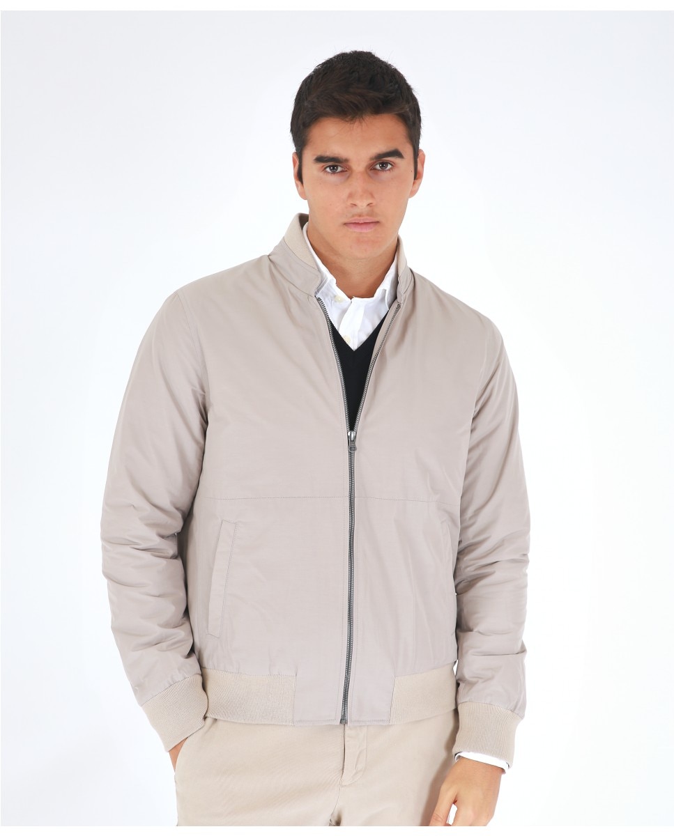 Wickett Jones - Cazadora de hombre en beige oscuro.