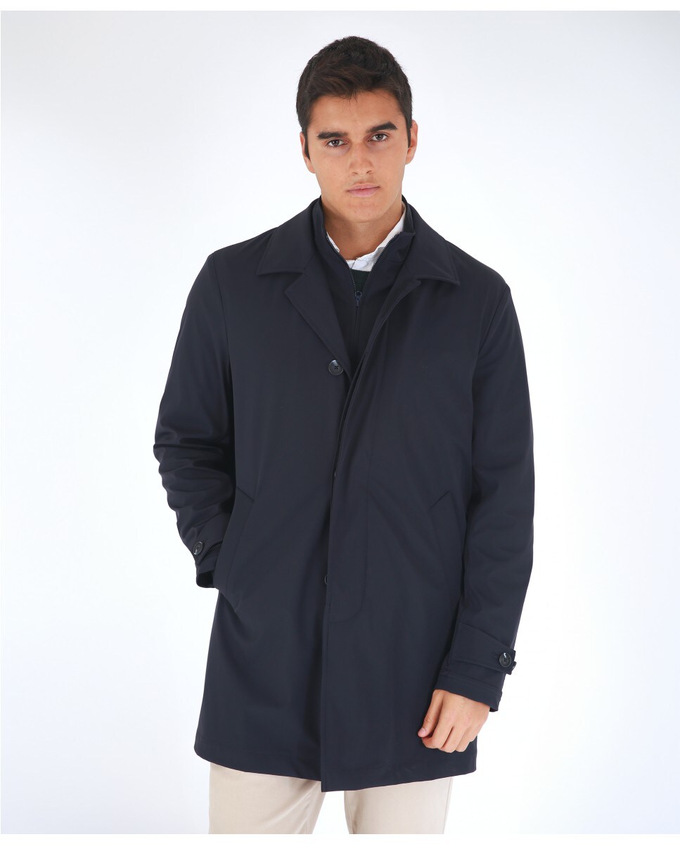 Outfits Chubasquero Elegante Hombre Chaqueta Gabardina Corte