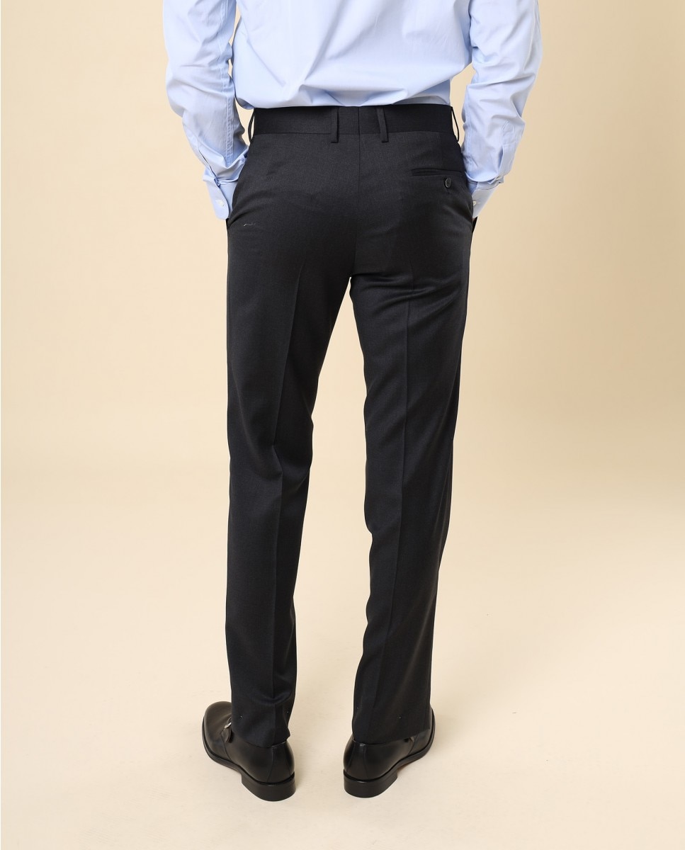 Pantalón de hombre regular en - Wickett Jones - Gris oscuro Gris oscuro-3