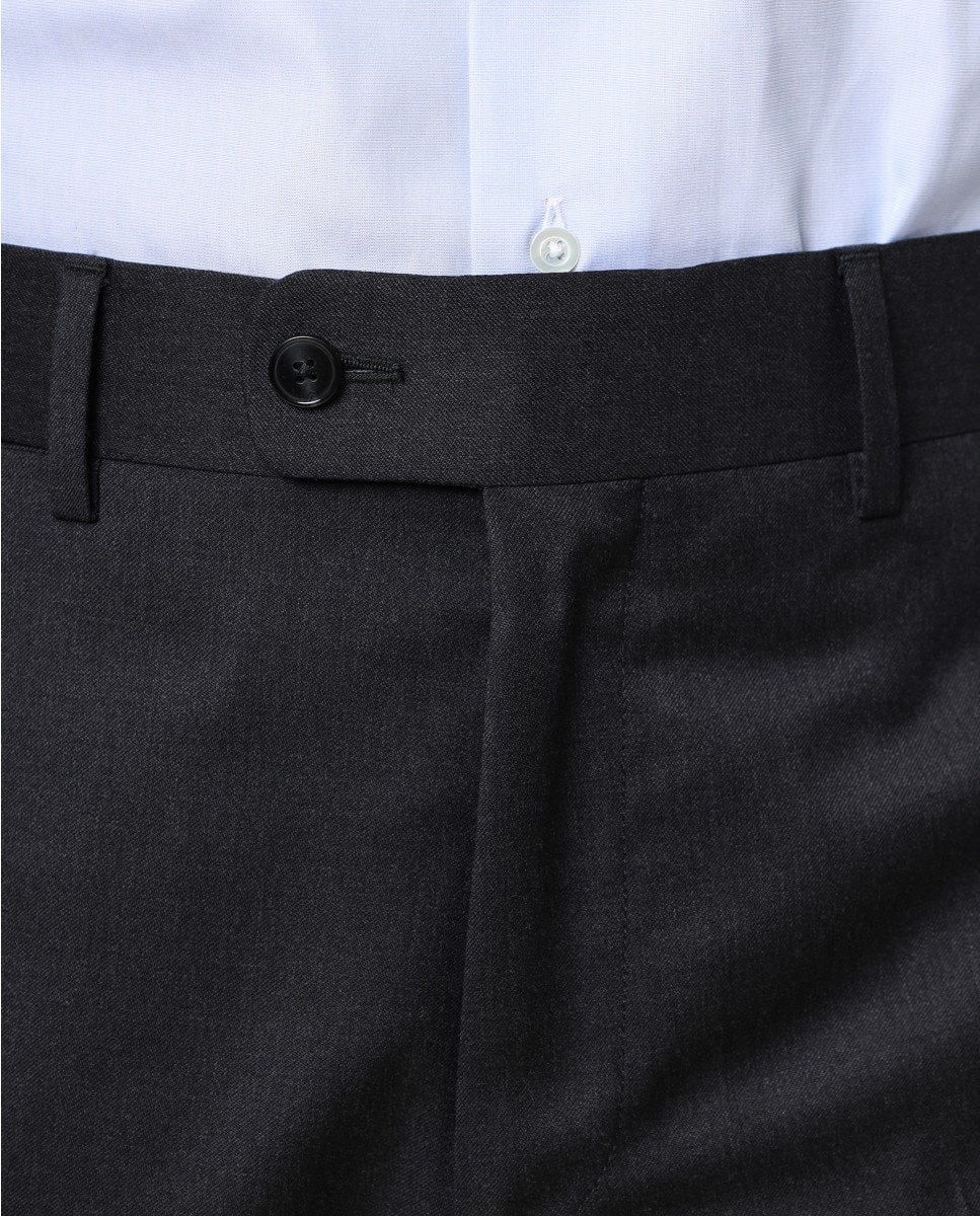 Pantalón de hombre regular en - Wickett Jones - Gris oscuro Gris oscuro-4