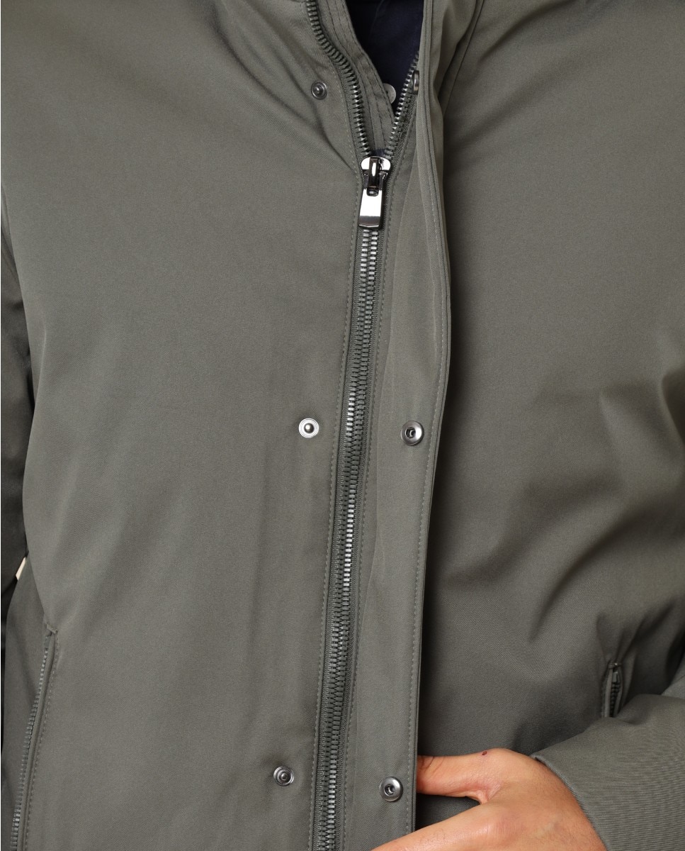 Imagen 5 de Chaqueta de hombre 100% poliéster en - Wickett Jones - Verde oscuro Verde oscuro