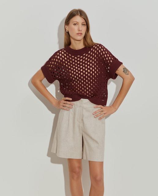 Imagen 0 de Jersey de mujer en punto abierto