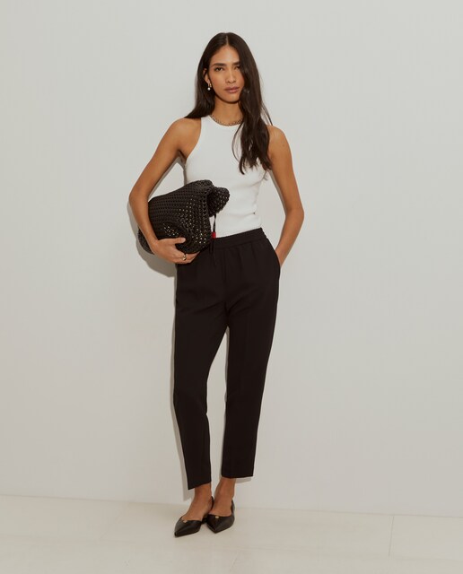 Imagen 0 de Pantalón de mujer fluido con pinzas