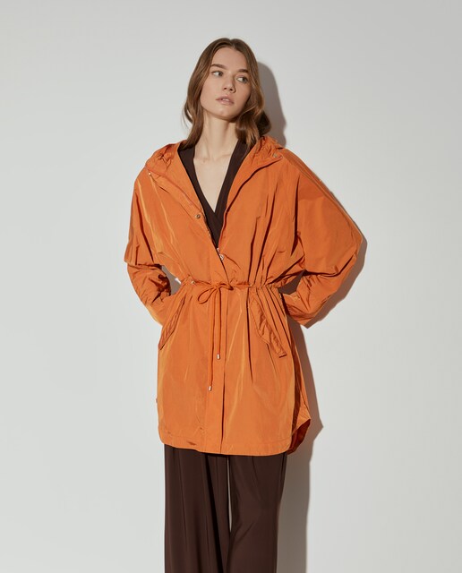 Imagen 0 de Parka de mujer con capucha y cintura ajustable
