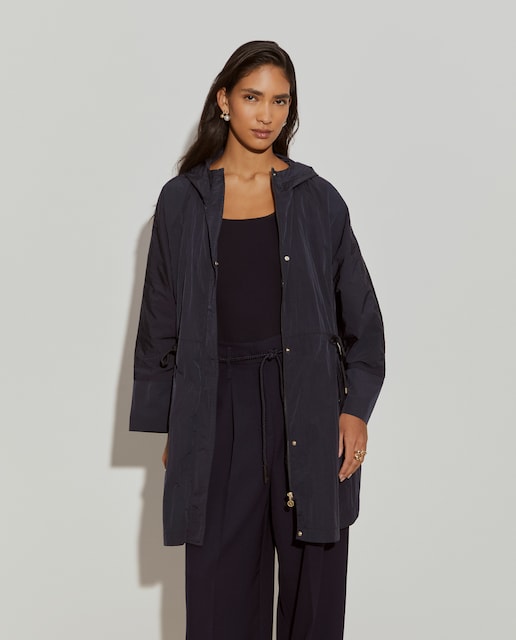 Imagen 0 de Parka de mujer con capucha y cintura ajustable