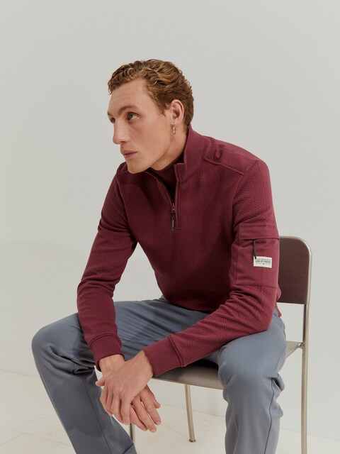 Imagen 0 de Sudadera de hombre de manga larga con cremallera