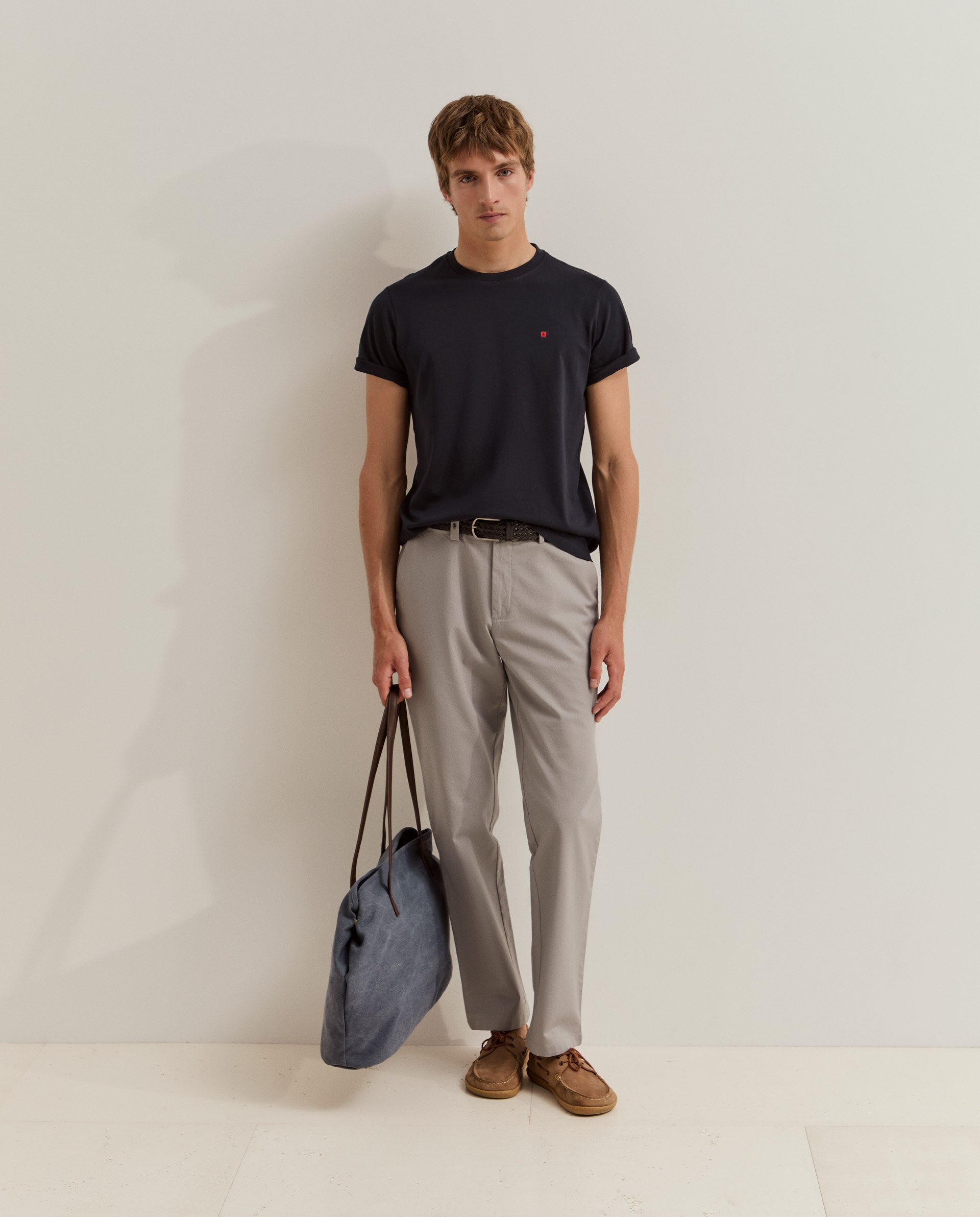 Pantalones chinos de hombre de algodón - Lion of Porches - Gris Gris-1