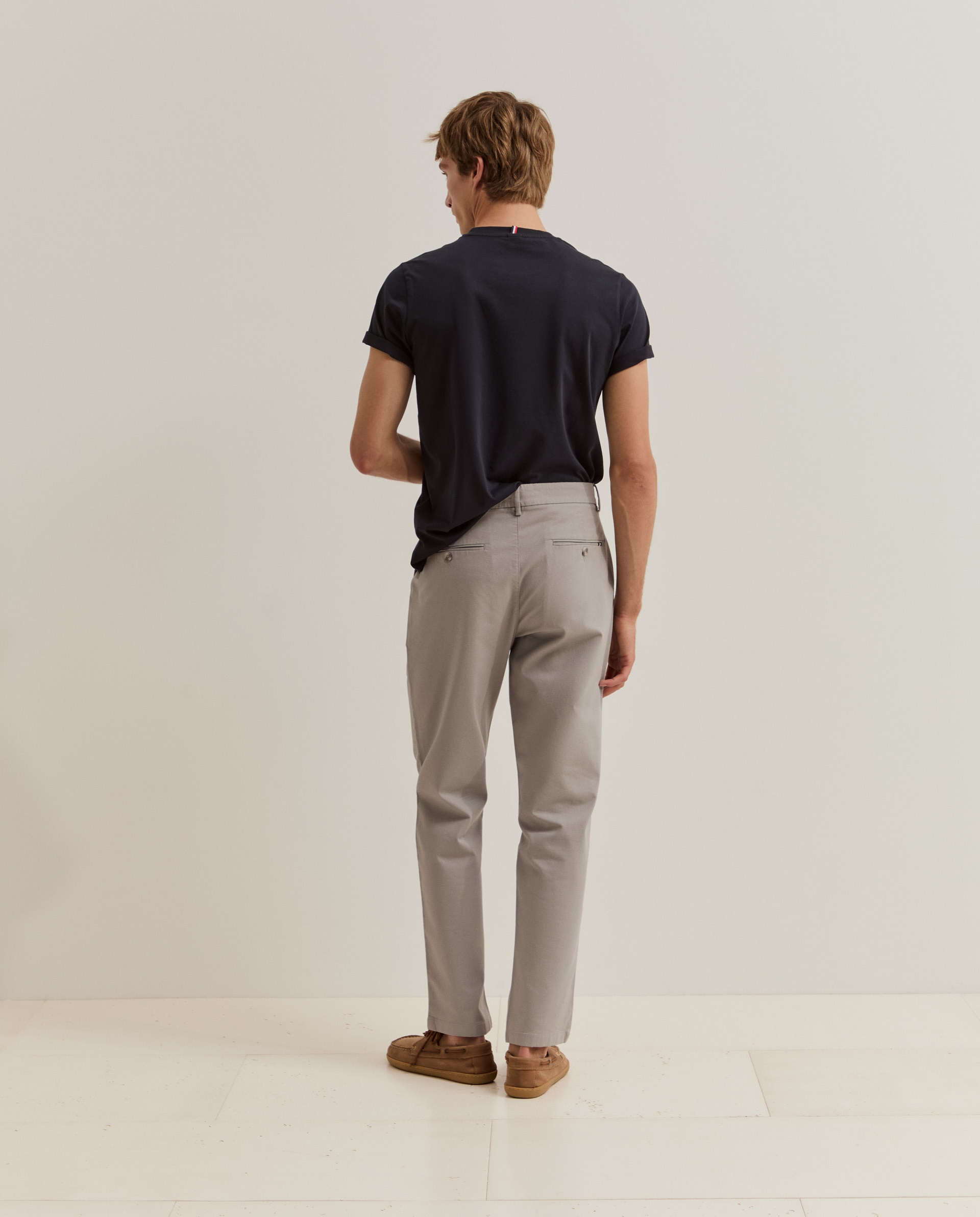 Pantalones chinos de hombre de algodón - Lion of Porches - Gris Gris-3