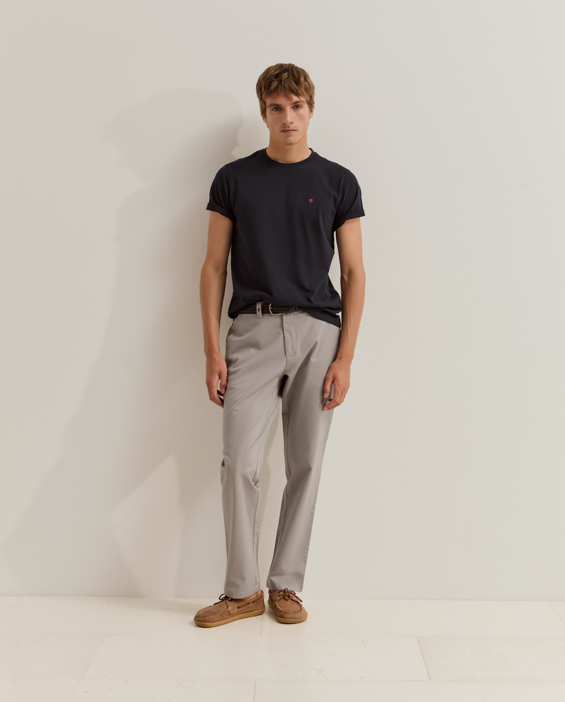 Pantalones chinos de hombre de algodón - Lion of Porches - Gris Gris-4