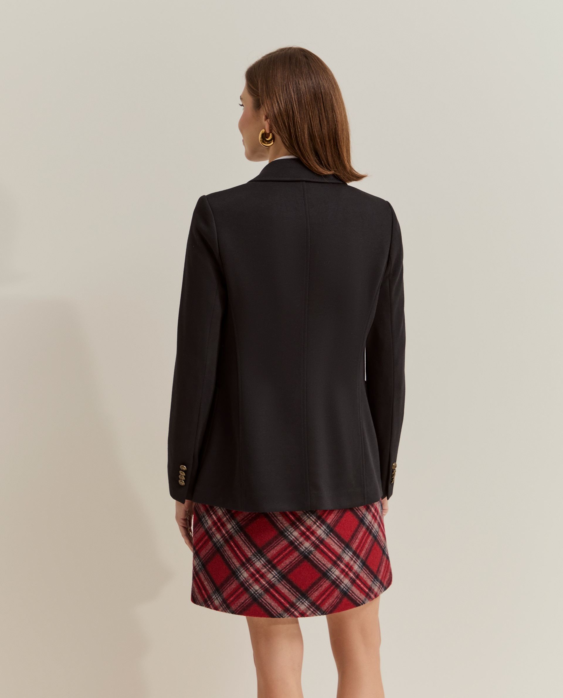 Blazer de mujer estilo british - Lion of Porches - Azul marino Azul marino-3
