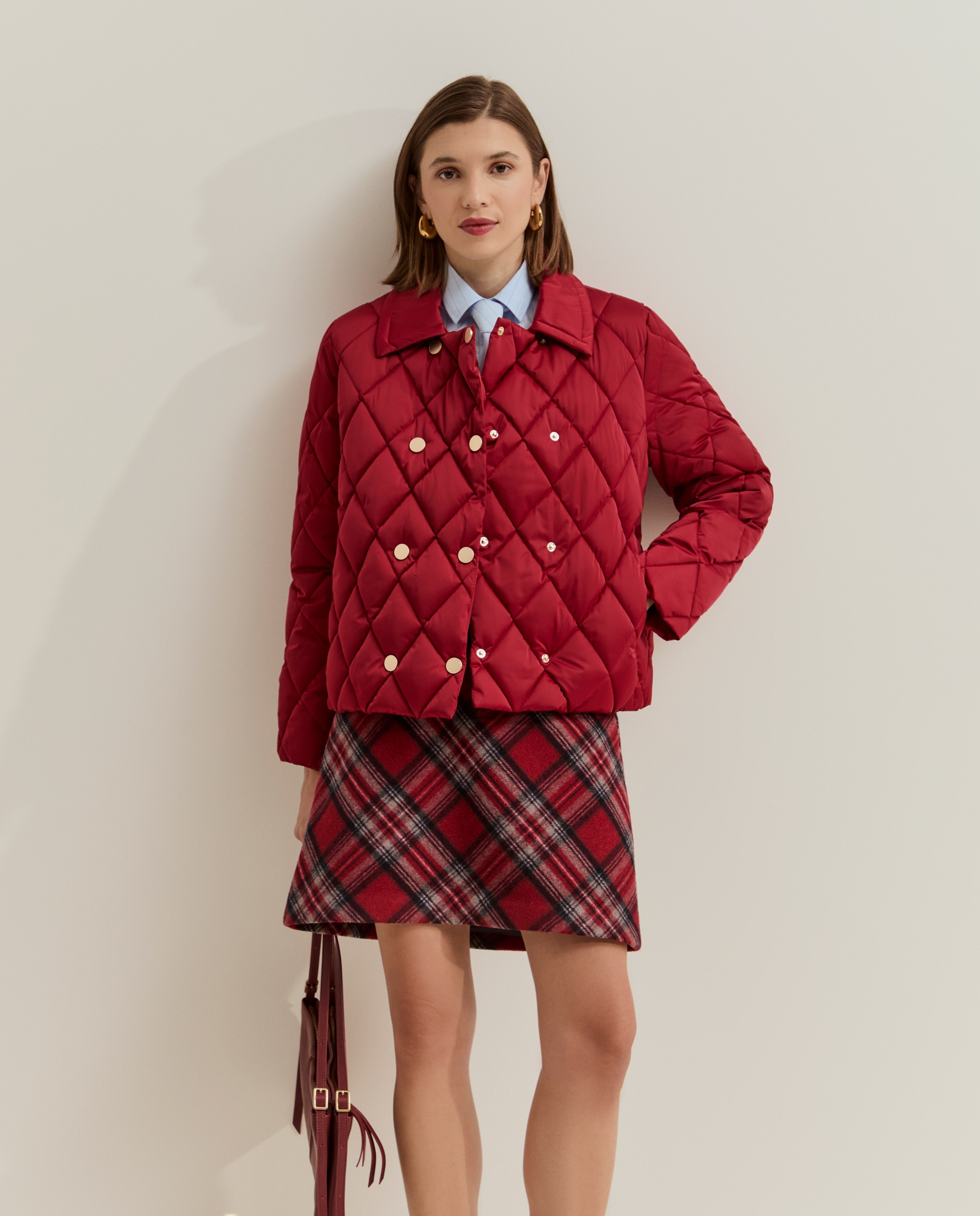 Imagen 0 de Chaqueta de mujer acolchoada Rojo