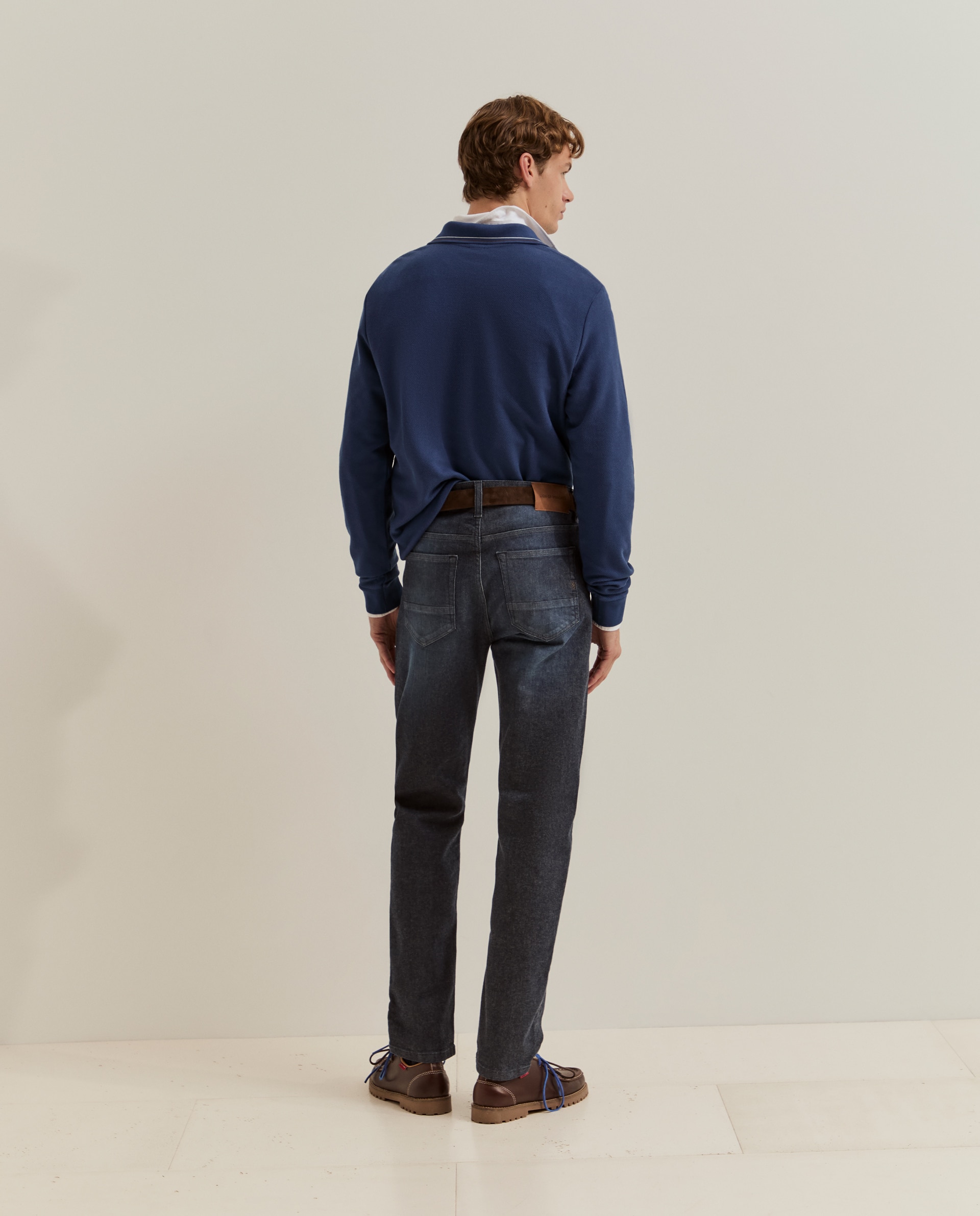 Imagen 3 de Vaqueros de hombre con corte slim fit y lavado - Lion of Porches - Azul Azul