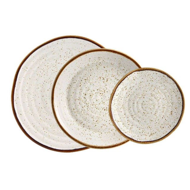 Imagen 0 de Vajilla de 12 piezas Rustic Blend blanco Vista Alegre
