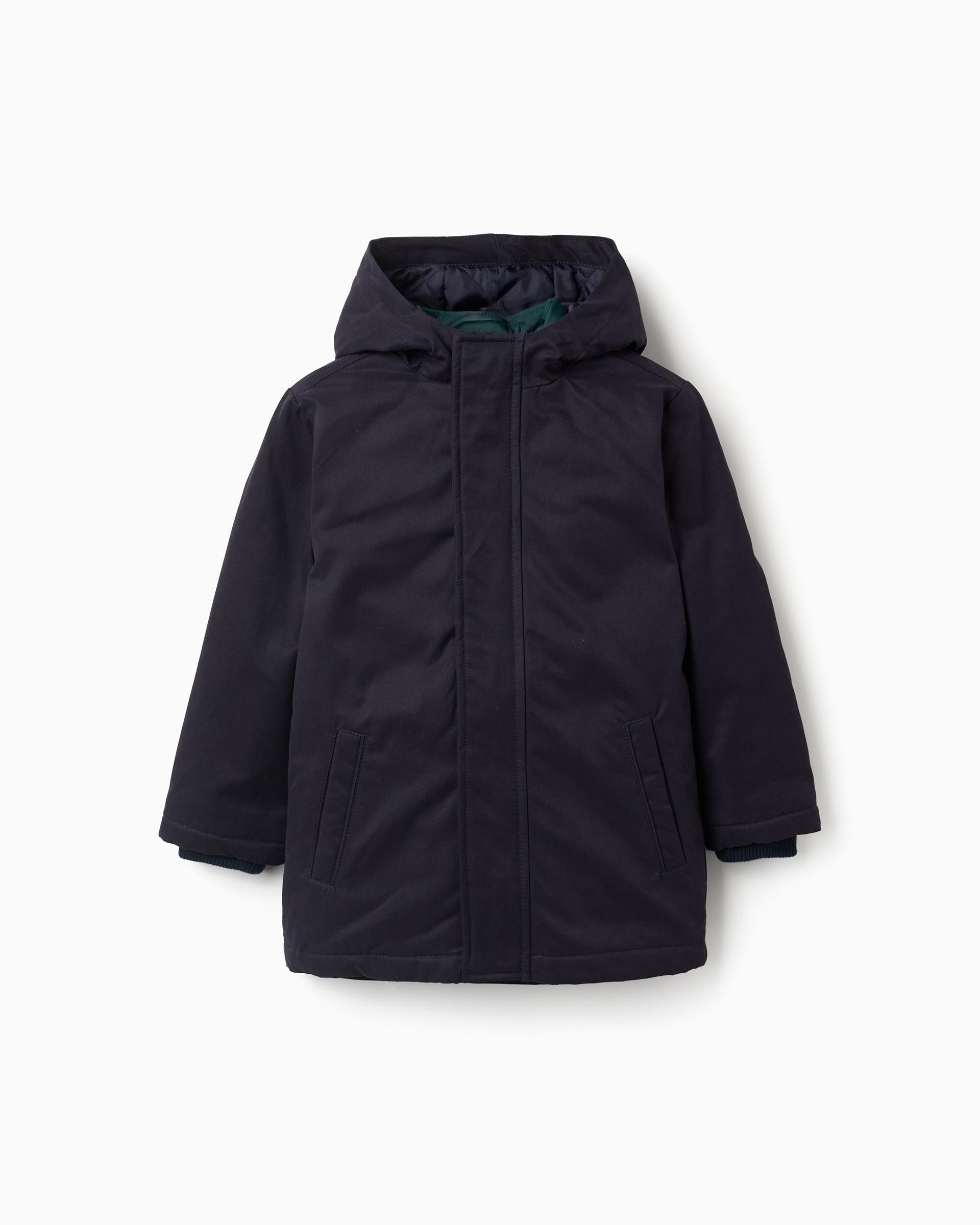 Parka de niño acolchado 3 en 1 con capucha - Zippy - Azul marino Azul marino-1