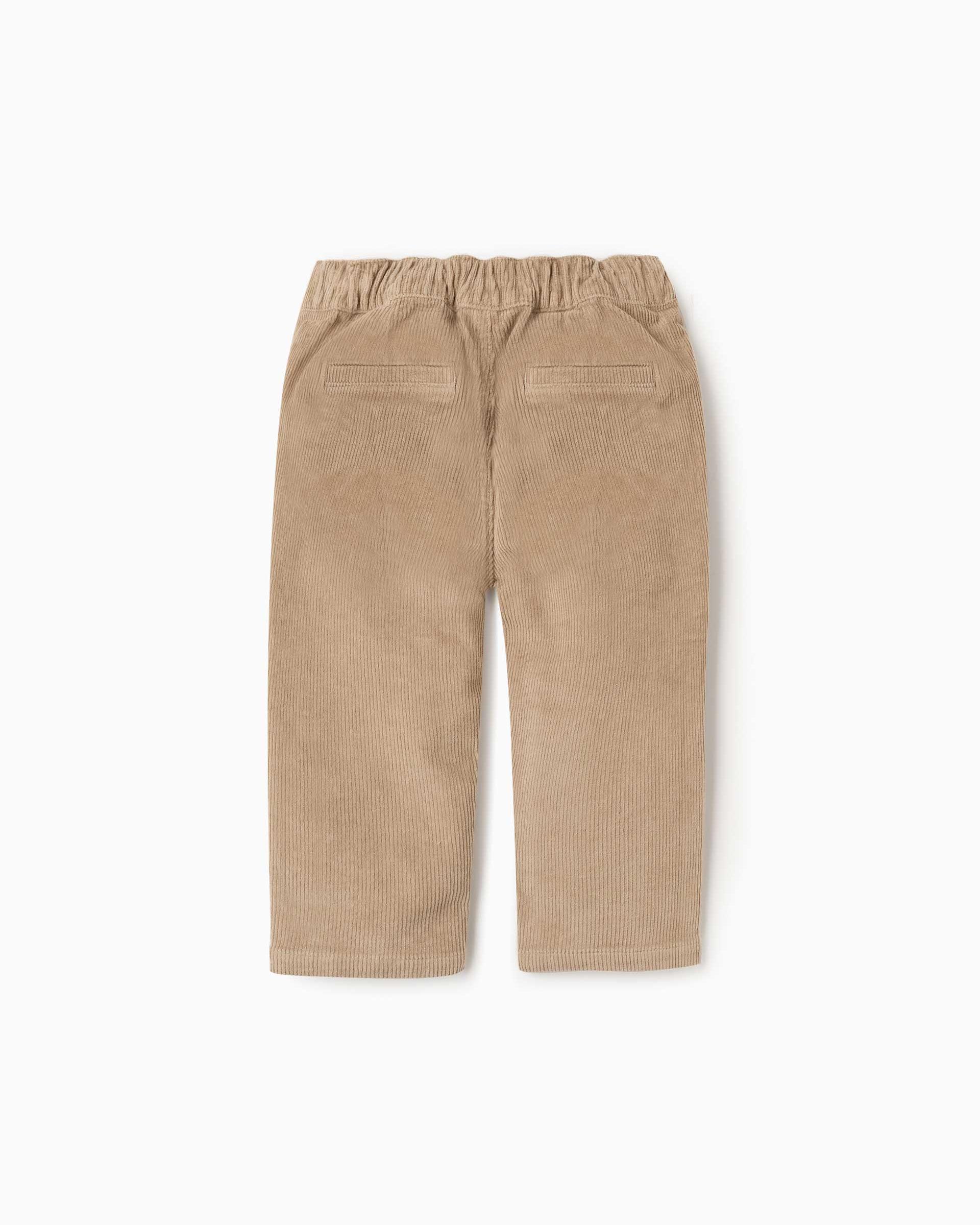 Imagen 3 de Pantalón de bebé niño de pana y con bolsillos - Zippy - Beige Beige